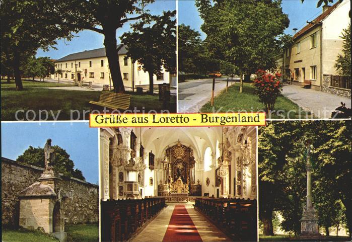 Loretto Burgenland Dorfmotive Bildstock Kirche Inneres