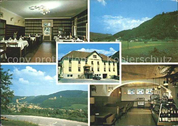 Kirchschlag Waldviertel Hotel Pension Josef Grandits Gastraum Theke Panorama