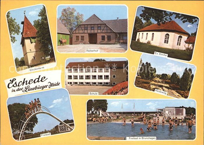 Eschede Glockenturm Reiterhof Ev Kirche Schle Heideweg Freibad in Brunshagen