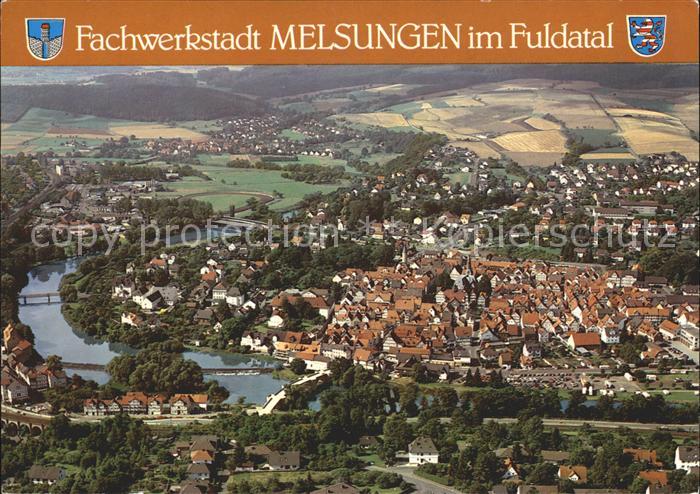 Melsungen Fulda Fuldatal Fliegeraufnahme