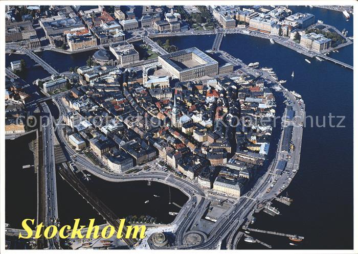 Stockholm Fliegeraufnahme