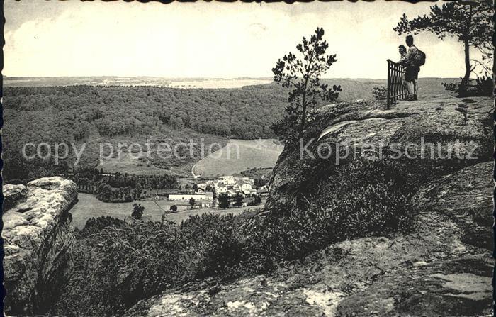 Berdorf Echternach Panorama pris de Ile du Diable