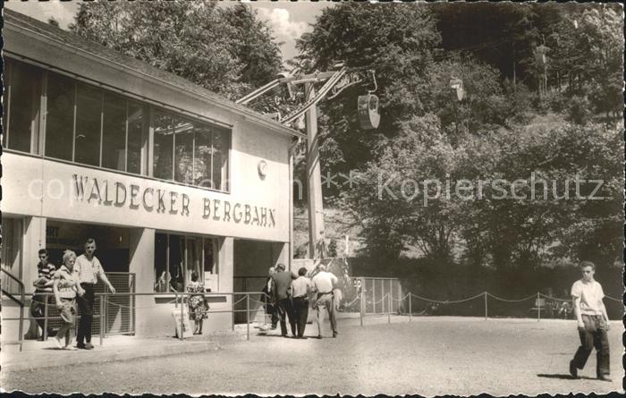 Waldeck Edersee Talstation Bergbahn