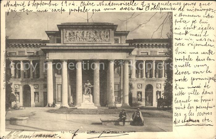 Madrid Spain Columnata Mureo Prada