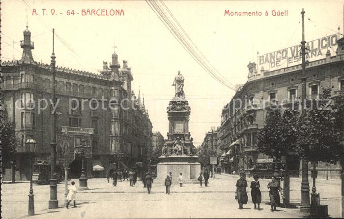 Barcelona Cataluna Monumento Gueell