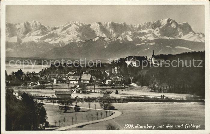 Starnberg Starnbergersee Bayern See Gebirge