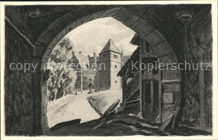 Schloss Eisenbach Nach Kohlezhelchnung von K Winkel