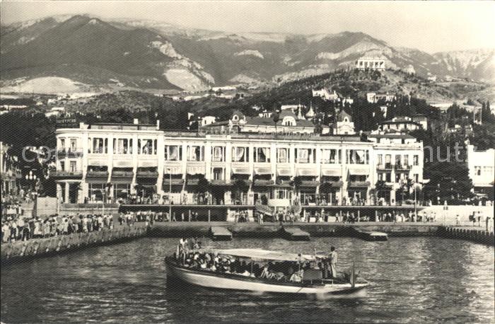 Krim Crimea Jalta Boot Anlegestelle