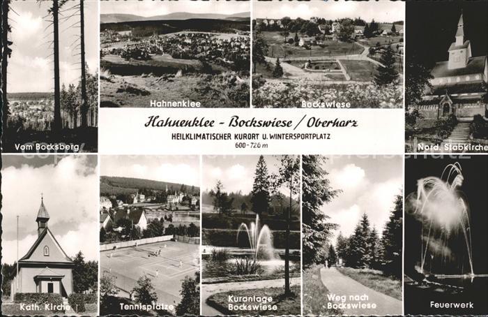 Hahnenklee-Bockswiese Harz Katholische Kirche Tennisplatz Stabkirche