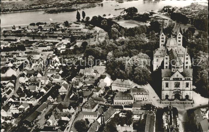 Speyer Rhein Dom Fliegeraufnahme