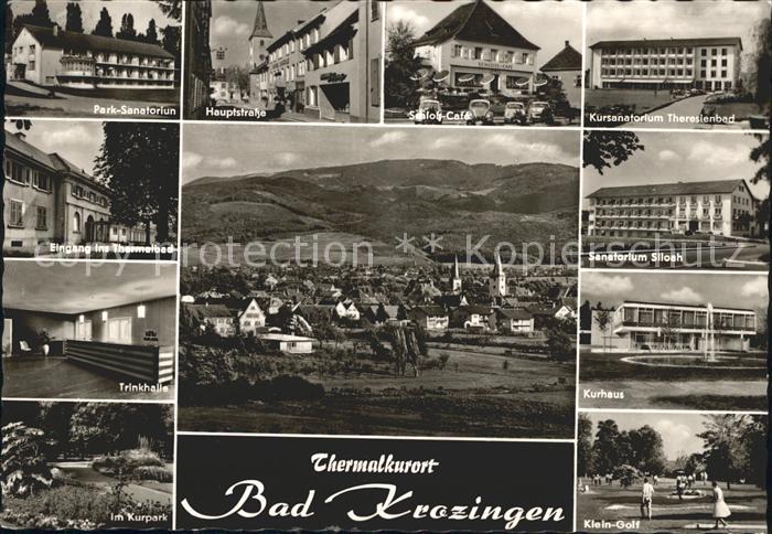 Bad Krozingen Park Sanatorium Hauptstrasse Schloss Cafe Kurhaus