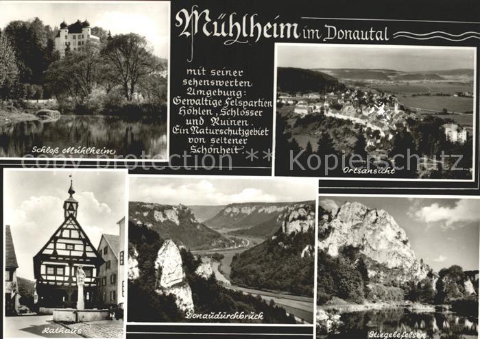Muehlheim Donau Schloss Muehlheim Rathaus Stiegelefelsen