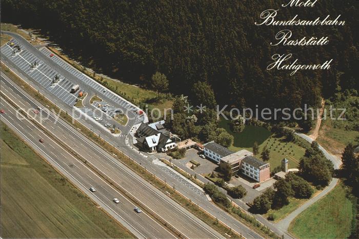 Heiligenroth Motel Bundesautobahn Raststaette Fliegeraufnahme