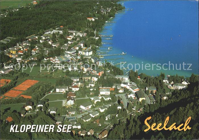 Seelach Klopeinersee Fliegeraufnahme