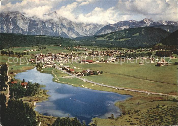 Seefeld Tirol Wetterstein Fliegeraufnahme