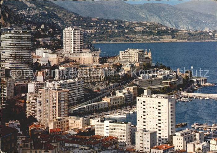 Monte-Carlo Port Au loin Cap Martin