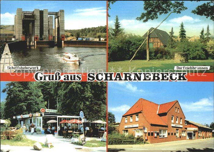 Scharnebeck Lueneburg Gasthaus Rose Schiffshebewerk Dorfziehbrunnen