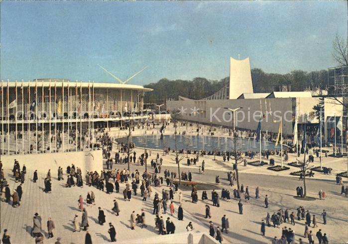 Bruxelles Bruessel Pavillonen USA Heiligen Stuhl