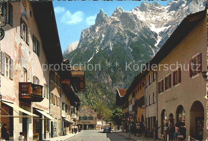 Mittenwald Bayern Karwendelgebirge Hochstrasse