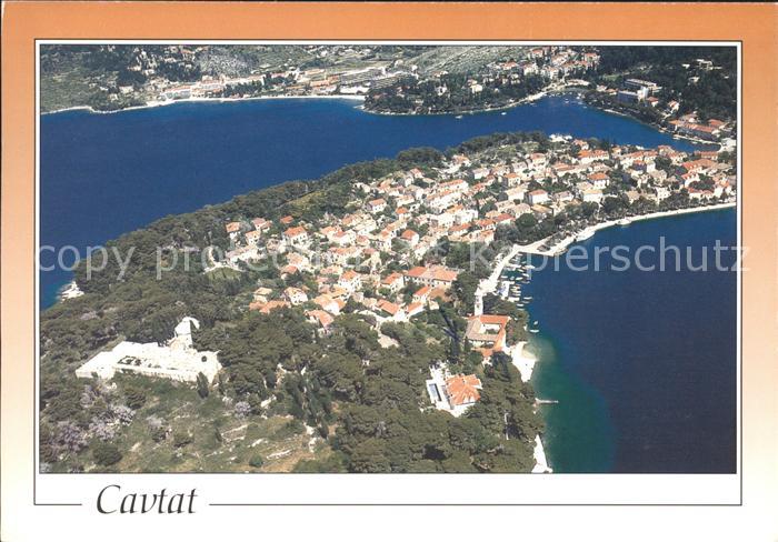 Cavtat Dalmatien Fliegeraufnahme
