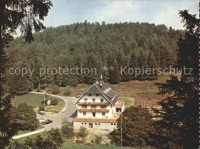 Grafenhausen Schwarzwald VdH Erholungsheim Haus Heimkehrerdank Schluechtmuehle