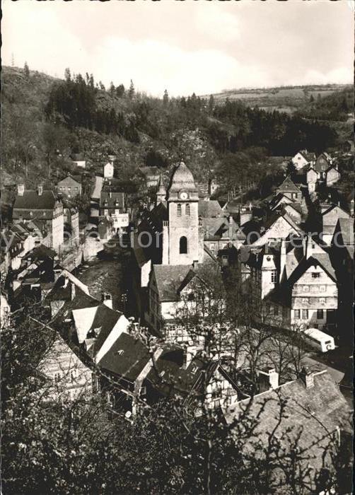 Monschau Montjoie NRW Blick vom Rahmenberg