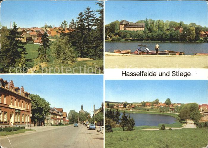 Hasselfelde Stiege Boot Strassenansicht