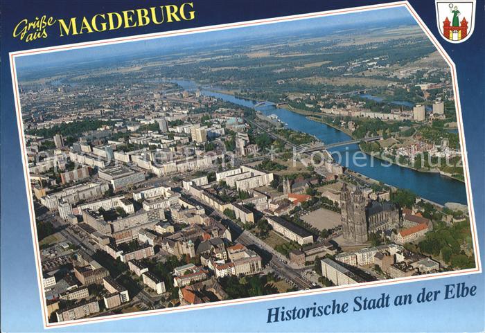 MAGDEBURG  CITY Fliegeraufnahme