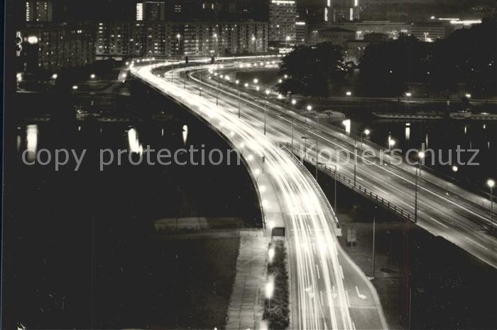 DRESDEN Elbe Dr Rudolf Friedrich Bruecke Leningrader Strasse