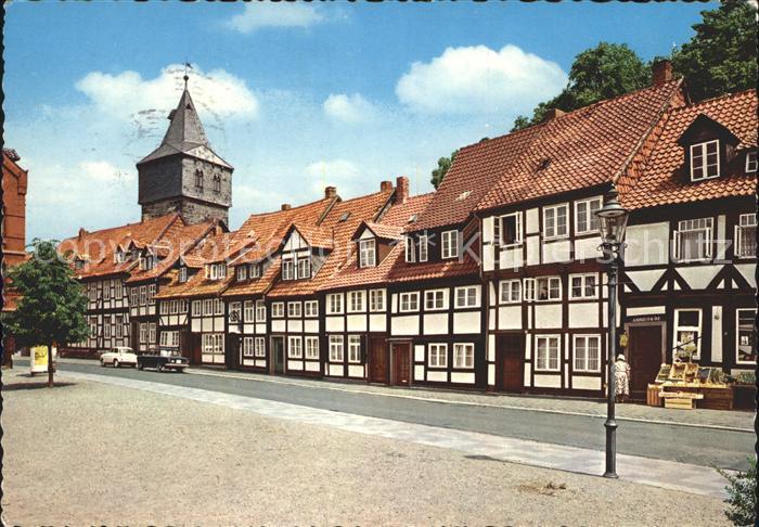HILDESHEIM  CITY Am Lappenberg Fachwerkhaeuser Kehrwiederturm