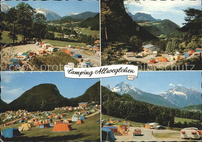 BERCHTESGADEN Bayern Camping Allweglehen Alpenpanorama