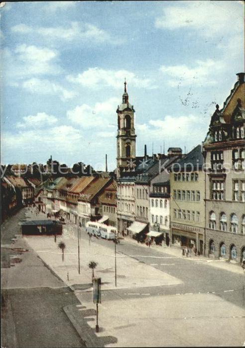 Werdau Sachsen Am Marktplatz