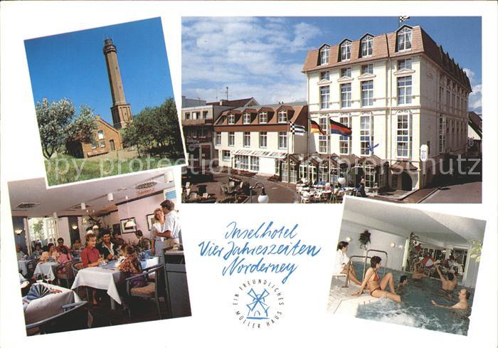 Norderney Nordseebad Inselhotel Vier Jahreszeiten Restaurant Hallenbad Leuchttur