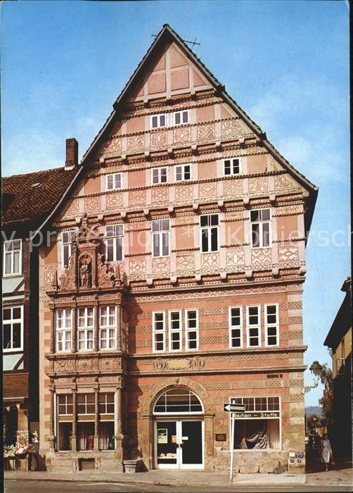 Hameln Weser Dempterhaus Historisches Gebaeude Rattenfaengerstadt