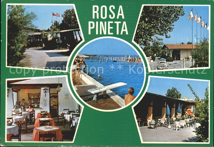 Rosolina Mare Villaggio Turistico Rosa Pineta Schwimmbad Restaurant