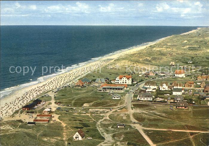 Wenningstedt Sylt Nordseeheilbad Fliegeraufnahme