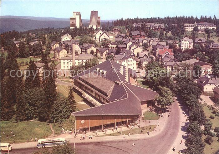 Oberhof Thueringen Blick vom FDGB Erholungsheim Rennsteig
