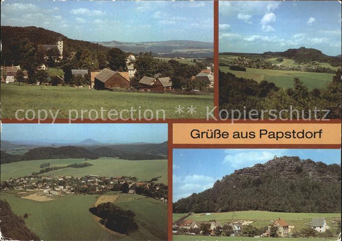 Papstdorf Gesamtansicht Erholungsort Panorama