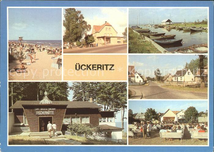 ueckeritz Usedom Strand Ratscafe Bootshafen Achterwasser Hauptstrasse Cafe Tanzb