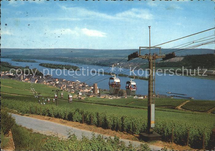 Ruedesheim Rhein Kabinenseilbahn Panorama