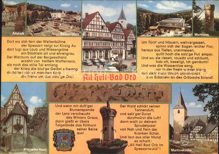 Bad Orb Altstadt Salinenplatz Konzerthalle Wartturm Kleinstes Haus Martinskirche