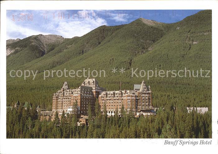 Alberta Banff Springs Hotel Canadian Rockies