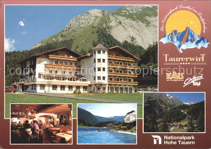 Kals Grossglockner Taurerwirt Gasthof Nationalpark Schwimmbad Alpen