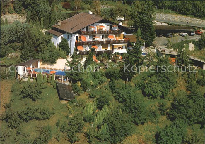 Schenna Meran Appartements Helios Fliegeraufnahme
