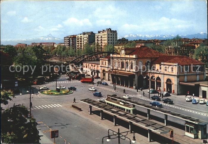 Torino Stazione di Porta Susa Bahnhof Alpenkette