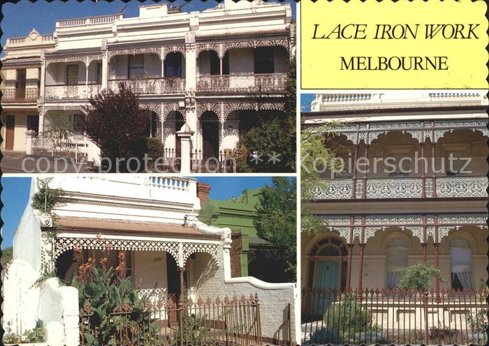 Melbourne Victoria Lace Iron Work Terrace House