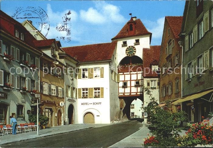 Meersburg Bodensee Unterstadtstrasse vorderes Seetor Hotel zum Schiff