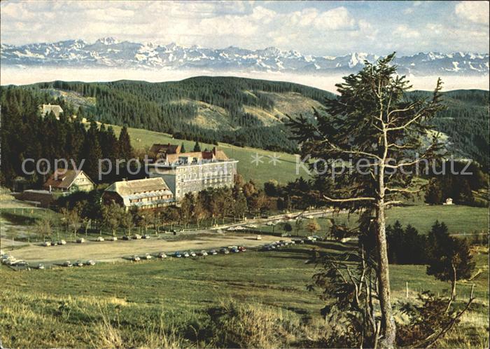 Feldberg Schwarzwald Hotel Feldbergerhof mit Alpensicht