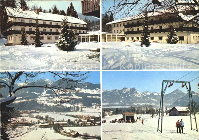 Brannenburg Erholungsheim der DPG Haus Brannenburg Skiliftbetrieb St Margarethen