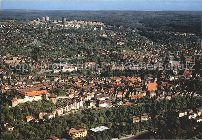 TueBINGEN BW Universitaetsstadt Blick von Sueden Fliegeraufnahme